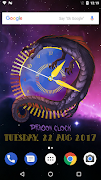 Dragon Clock Widget スクリーンショット 1