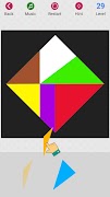 Tangram: kształt wielokąta i puzzle blokowe screenshot 3