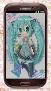 Chibi Hatsune Miku Lockscreen Affiche