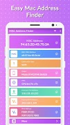 برنامه‌نما Mac Address Finder – WiFi Info عکس از صفحه