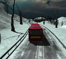 برنامه‌نما Bus Driving Snowy Mountains عکس از صفحه
