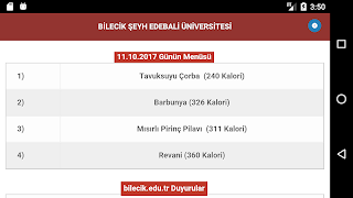 BŞEÜ Günün Yemeği स्क्रीनशॉट 2