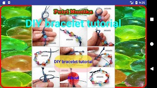 Tutorial de brazalete de bricolaje Poster