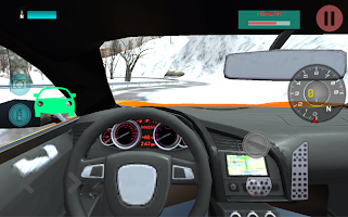 Driving Car In Snow screenshot 1