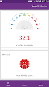 BMI Calculator اسکرین شاٹ 5