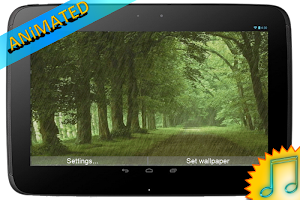 Forest Rain Animated Wallpaper تصوير الشاشة 3