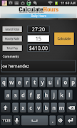 Calculate Work Hours-Timesheet تصوير الشاشة 1