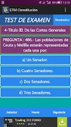 ETM Test Constitucion Española اسکرین شاٹ 1