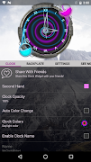 برنامه‌نما Magic Analog Clock Widget عکس از صفحه