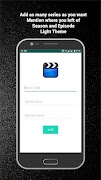 برنامه‌نما Simple Series Tracker عکس از صفحه