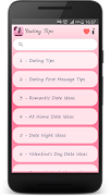 Dating Tips and Date Ideas plakat