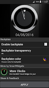 3D Clock Widget تصوير الشاشة 2