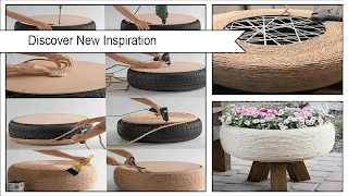 برنامه‌نما Simple DIY Tire Ottoman Tutorial عکس از صفحه