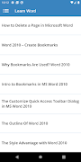 Learn Word 2020 اسکرین شاٹ 3