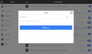 Hacker News Reader syot layar 7