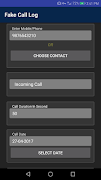 1 Schermata Fake Call Log Generator