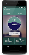 Pedometer Step Counter ảnh chụp màn hình 1