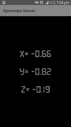 Gyroscope Sensor - Gyroscope Test اسکرین شاٹ 1
