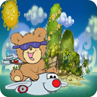 Rope Bear Flying with Game poster