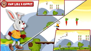 Bunny Rabbit Run : Jungle Fun ảnh chụp màn hình 1