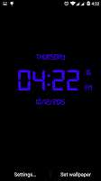 LED Digital Clock Live WP screenshot 2