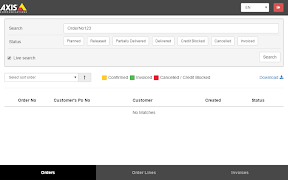 AXIS Order Tracking ภาพหน้าจอ 1