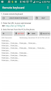 REMOTE KEYBOARD screenshot 1