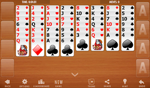FreeCell Solitaire syot layar 2