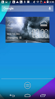 Tornado Clock weather widget poster