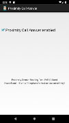 1 Schermata Proximity Call Answer