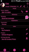 4 Schermata Theme x RocketDial Flat BPink