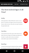 برنامه‌نما Best Android Apps 2018 عکس از صفحه
