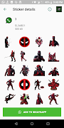 deadpool Stickers for WhatsApp‏ WAStickerApps‏ 截图 3