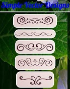 Diseños simples del vector captura de pantalla 5