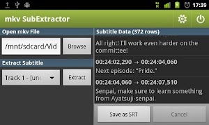 mkv SubExtractor 截圖 1