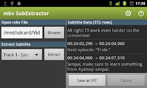 mkv SubExtractor Ekran Görüntüsü 1