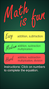 برنامه‌نما Math is Fun عکس از صفحه