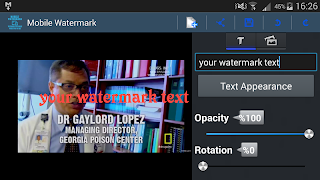 Mobile Watermark poster