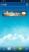 Winter Weather Clock Widget screenshot 3