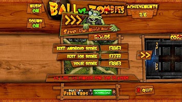 Poster Ball vs. Zombies FREE