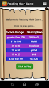 Freaking Math Game скриншот 3