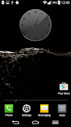 Glass Clock Widget capture d'écran 1