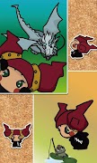 Poster Battery Widget "Fram-feu"