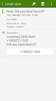 Calls and SMS to Calendar Free screenshot 2