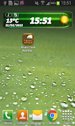 Monde Widget Météo D'horloge capture d'écran 2