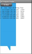 SAT Progress Tracker screenshot 2