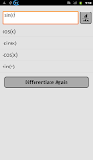 برنامه‌نما Derivative Calculator عکس از صفحه
