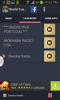برنامه‌نما World Fusion Radio عکس از صفحه