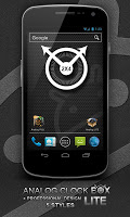 Circle alarm clock. BOX. LITE. poster