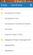 SCRUMstudy Agile Glossary скриншот 5